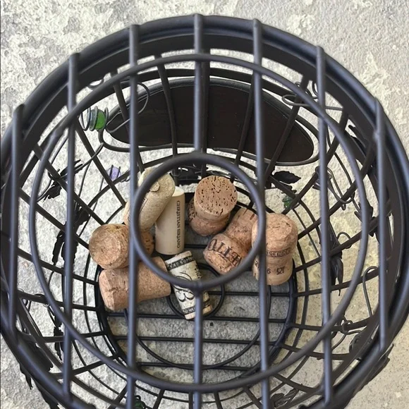 Metal! White Snowman and Black Wine Cork Holder Set - Picture 13 of 16